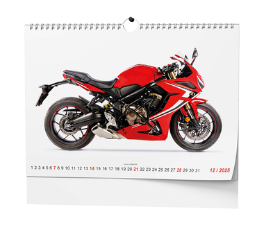 Nástěnný kalendář -Motorbike - A3