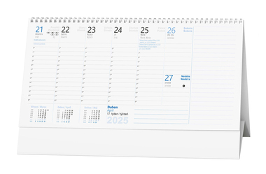 Stolní kalendář - Plánovací daňový kalendář s poznámkami