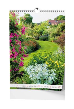 Nástěnný kalendář - Zahrady - A3