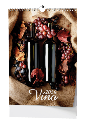 Nástěnný kalendář - Víno - A3                                                                   