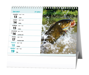 Stolní kalendář - Rybářský kalendář