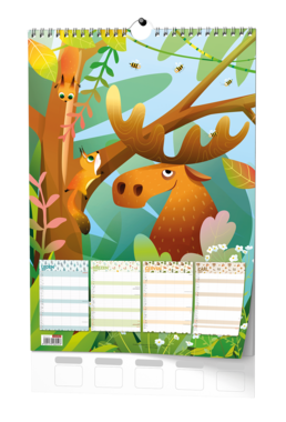 Nástěnný kalendář - Rodinný plánovací kalendář - A3