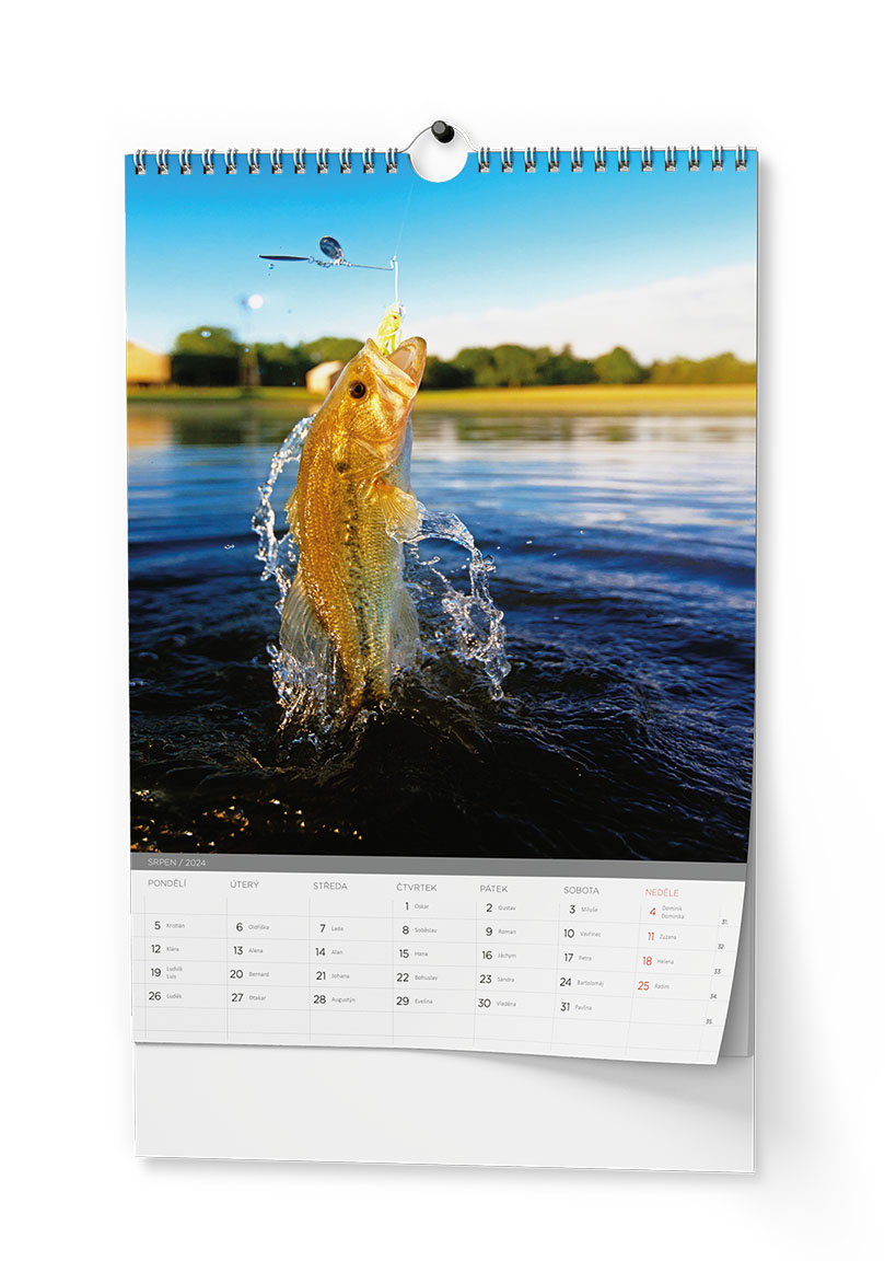 Nástěnný kalendář - Rybářský kalendář  - A3