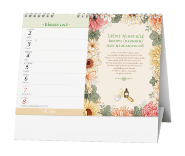 Stolní kalendář - Domácí lékárna (Renata Raduševa Herber) 