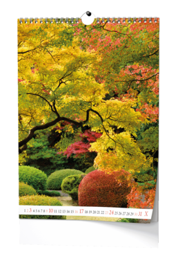 Nástěnný kalendář - Zahrady - A3                                       