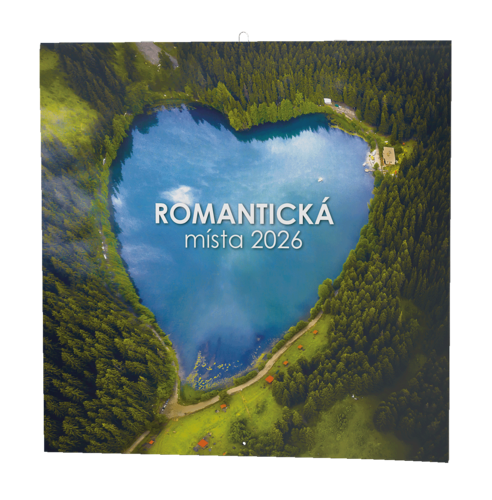 Nástěnný kalendář - Romantická místa                   
