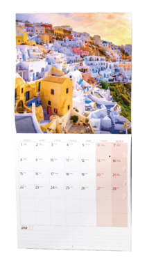 Nástěnný kalendář - Romantická místa                   