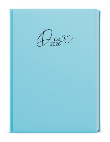Denní diář - David - Pastel - A5 - modrá