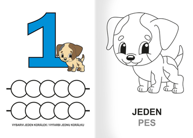 Omalovánka - A5 - Čísla pro nejmenší, 1. díl