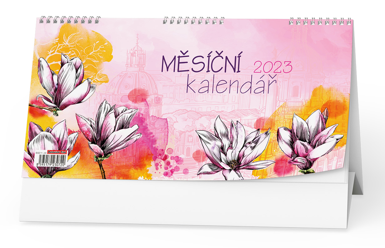 Stolní kalendář - Měsíční kalendář (měsíční kalendárium)