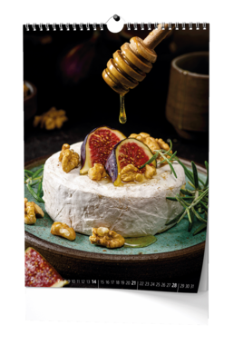 Nástěnný kalendář - Gourmet  - A3                     