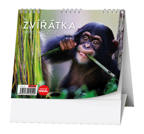 Stolní kalendář - IDEÁL - Zvířátka celého světa