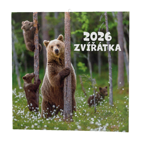Nástěnný kalendář - Zvířátka