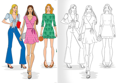 Omalovánka A5 - Modelky