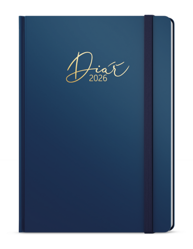 Denní diář - David - Luxi - A5 - modrá