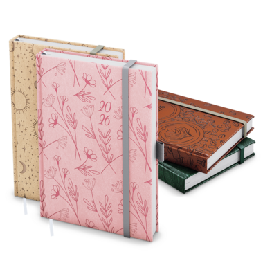 Týdenní diář - Prokop - Vivella extra - B6 - hnědá - Káva