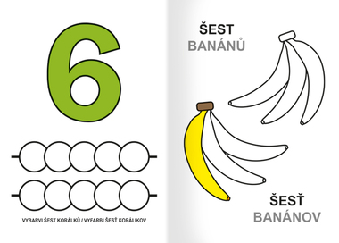 Omalovánka - A5 - Čísla pro nejmenší, 2. díl