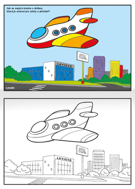 Omalovánka A5 - Chytré omalovánky - Dopravní prostředky