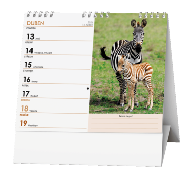 Stolní kalendář - IDEÁL - Zvířátka celého světa