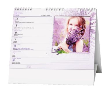 Stolní kalendář - Levandule 