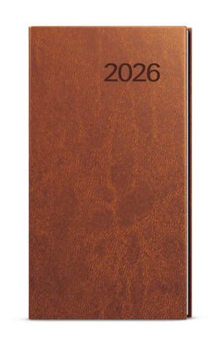 Týdenní diář - Jakub - Vivella - kapesní - hnědá