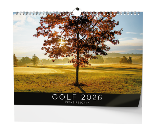 Nástěnný kalendář - Golf - české resorty