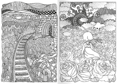 Antistresová omalovánka A4 - Relax