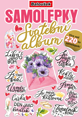 Samolepkový sešit - Svatební album