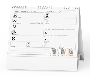 Stolní kalendář - Pracovní kalendář Čtrnáctidenní