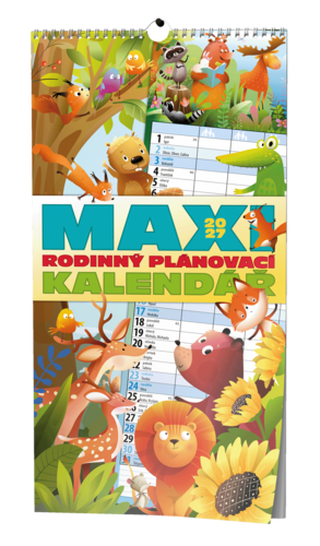 Nástěnný kalendář - Maxi rodinný kalendář