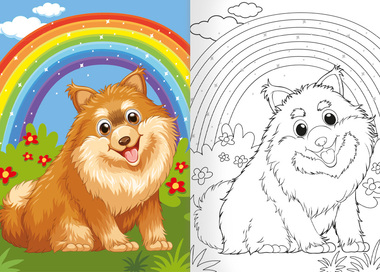 Omalovánka - A5 - Tlapky