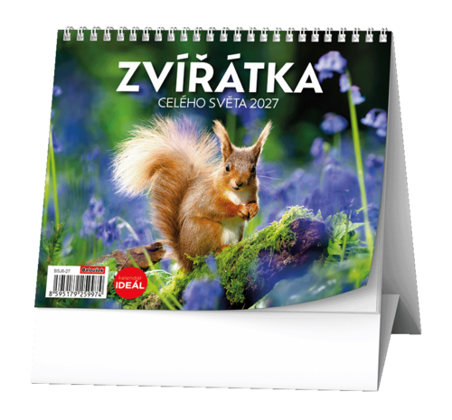Stolní kalendář - IDEÁL - Zvířátka celého světa