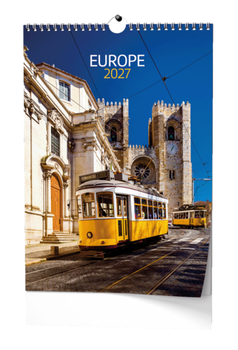 Nástěnný kalendář - Europe - A3                                   