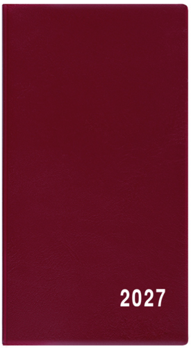 Měsíční diář - Františka - PVC - bordó