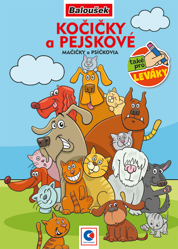Omalovánka A5 - Kočičky a pejskové