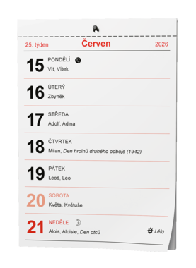 Nástěnný kalendář - Trhací kalendář - A5