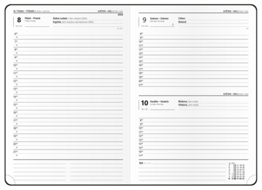 Denní diář - David - Luxi - A5 - bordó