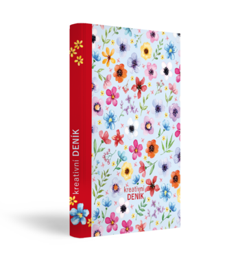 Kreativní deník - B6 - Lamino - Kvítky
