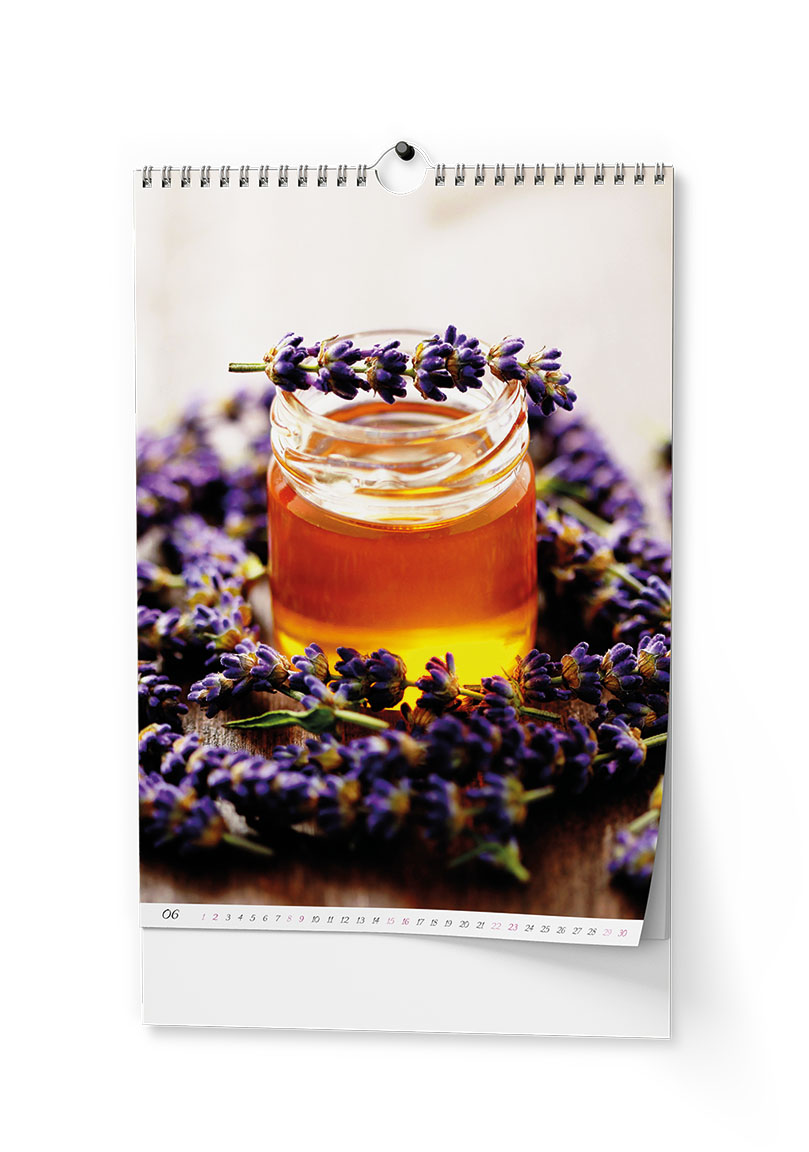 Nástěnný kalendář - Voňavá levandule - A3