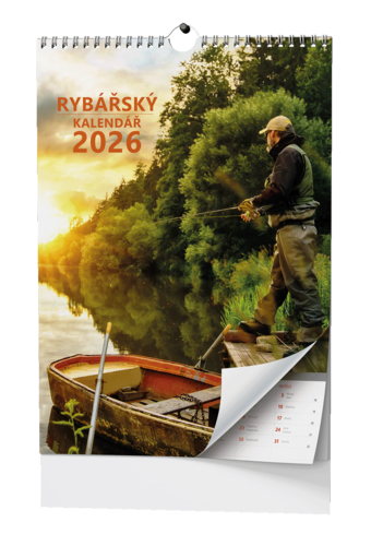 Nástěnný kalendář - Rybářský kalendář  - A3
