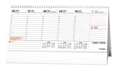 Stolní kalendář - Plánovací daňový kalendář 2027