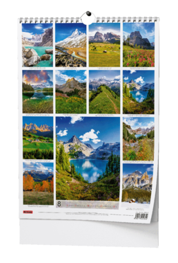 Nástěnný kalendář - Hory - A3 