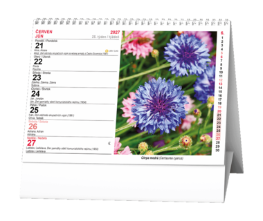 Stolní kalendář - Květiny