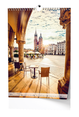 Nástěnný kalendář - Europe - A3                                   