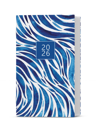 Měsíční diář - Marika - lamino - Modrá
