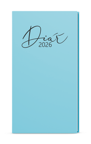 Týdenní diář - Jakub - Pastel - kapesní  - modrá