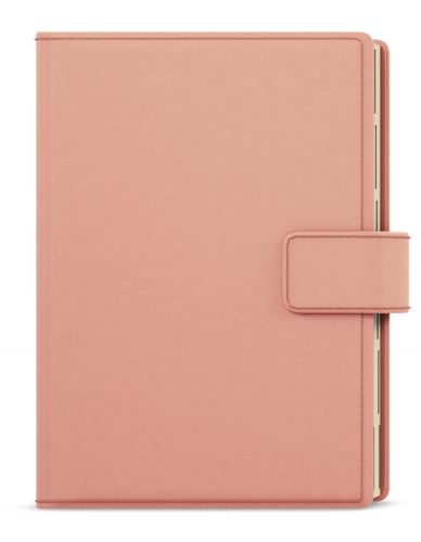 Týdenní diář - Oskar - Elite - A5 - růžová 