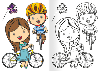 Omalovánka A5 - Sportujeme