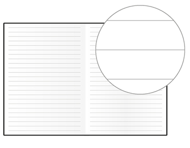 Notes linkovaný - A5 - Nora - zelená