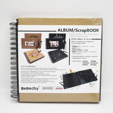 Album/Scrapbook - 210x210 - černá